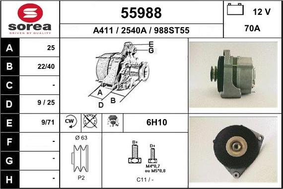 EAI 55988 - Ģenerators autodraugiem.lv