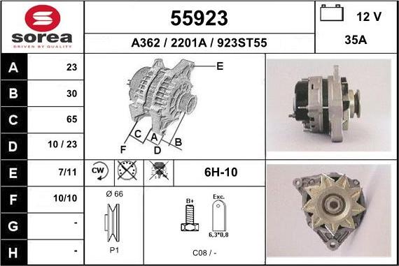 EAI 55923 - Ģenerators autodraugiem.lv