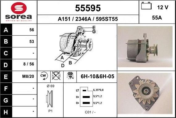 EAI 55595 - Ģenerators autodraugiem.lv