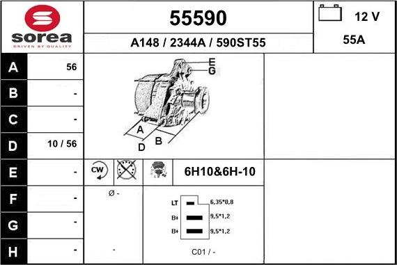 EAI 55590 - Ģenerators autodraugiem.lv
