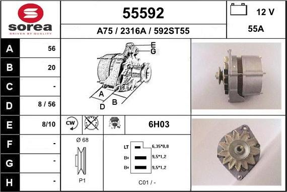 EAI 55592 - Ģenerators autodraugiem.lv