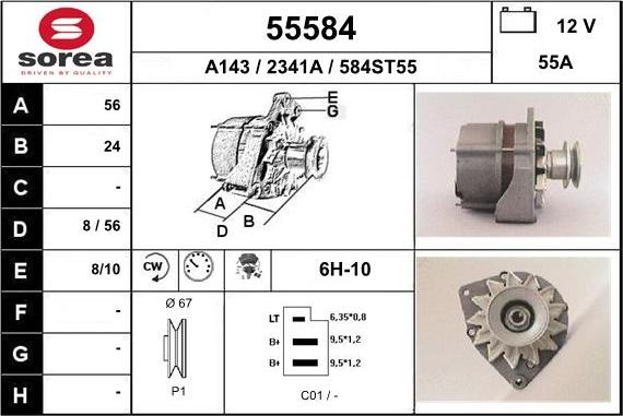 EAI 55584 - Ģenerators autodraugiem.lv