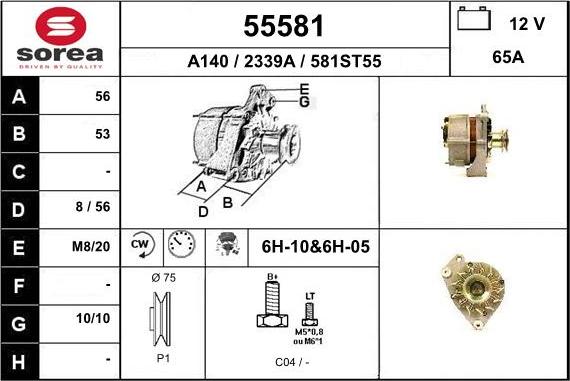 EAI 55581 - Ģenerators autodraugiem.lv