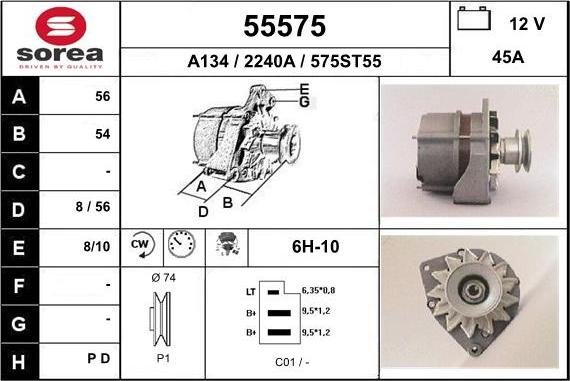 EAI 55575 - Ģenerators autodraugiem.lv