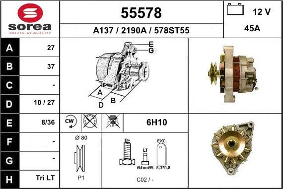 EAI 55578 - Ģenerators autodraugiem.lv