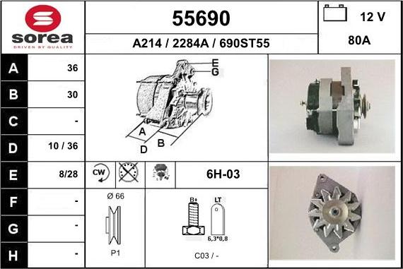 EAI 55690 - Ģenerators autodraugiem.lv