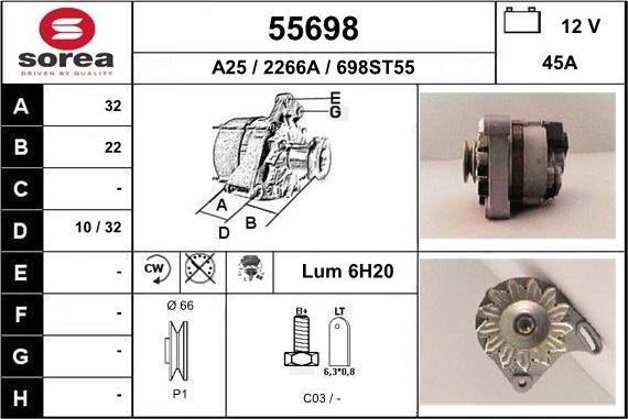 EAI 55698 - Ģenerators autodraugiem.lv