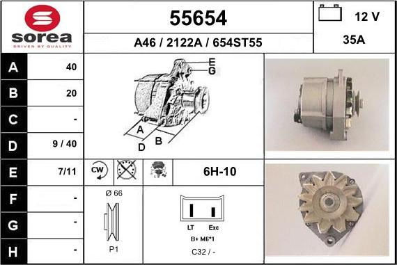 EAI 55654 - Ģenerators autodraugiem.lv