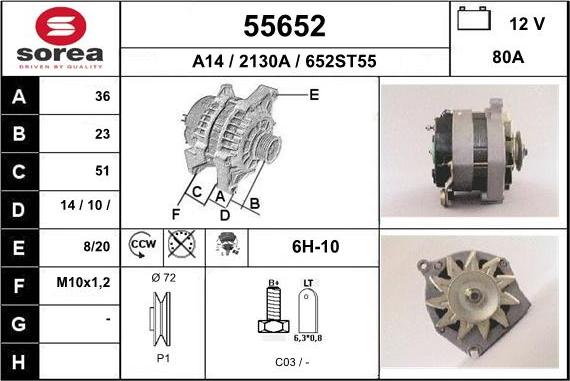 EAI 55652 - Ģenerators autodraugiem.lv