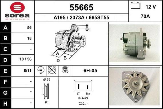 EAI 55665 - Ģenerators autodraugiem.lv