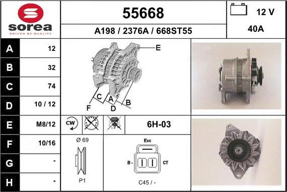 EAI 55668 - Ģenerators autodraugiem.lv