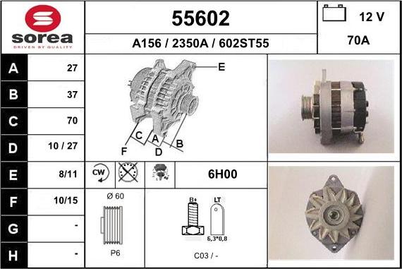 EAI 55602 - Ģenerators autodraugiem.lv