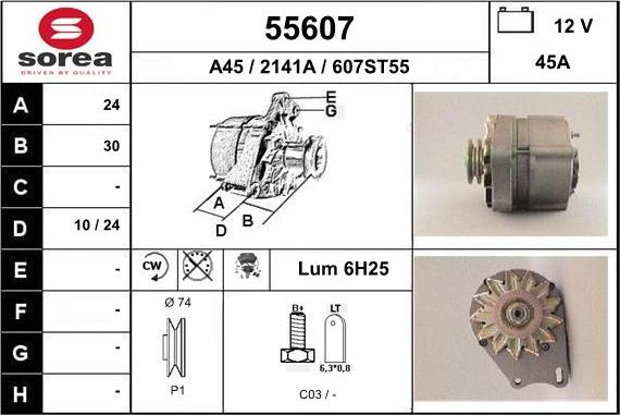 EAI 55607 - Ģenerators autodraugiem.lv