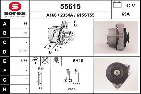 EAI 55615 - Ģenerators autodraugiem.lv