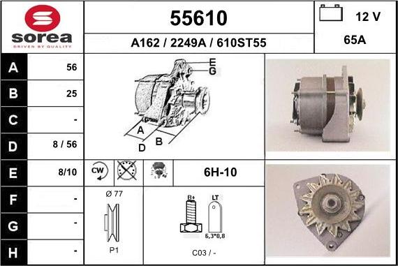 EAI 55610 - Ģenerators autodraugiem.lv