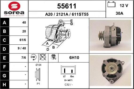 EAI 55611 - Ģenerators autodraugiem.lv