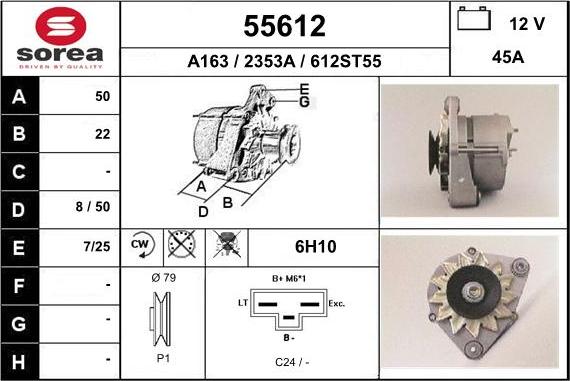EAI 55612 - Ģenerators autodraugiem.lv