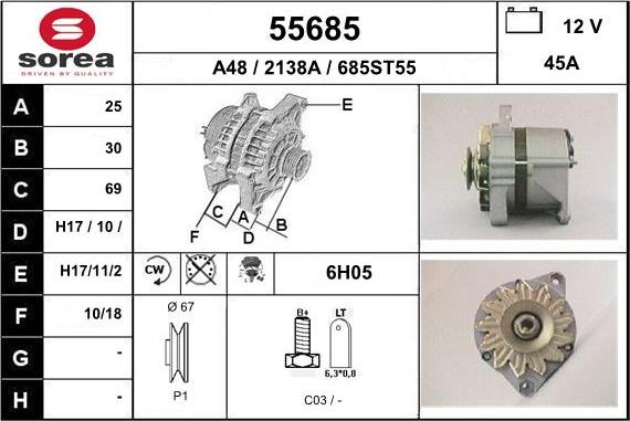EAI 55685 - Ģenerators autodraugiem.lv