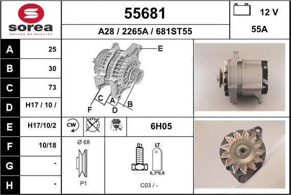 EAI 55681 - Ģenerators autodraugiem.lv
