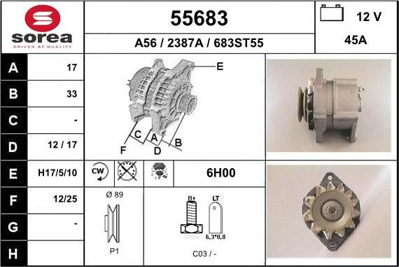 EAI 55683 - Ģenerators autodraugiem.lv