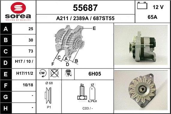 EAI 55687 - Ģenerators autodraugiem.lv