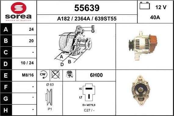 EAI 55639 - Ģenerators autodraugiem.lv