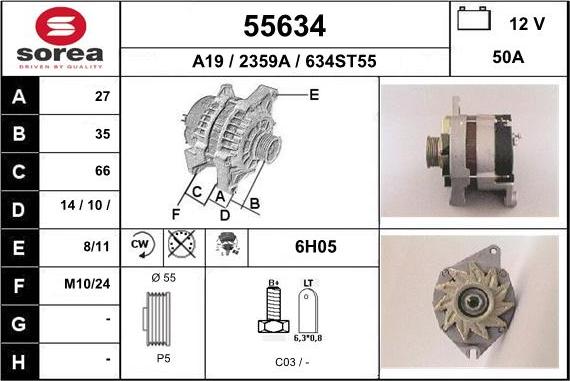 EAI 55634 - Ģenerators autodraugiem.lv