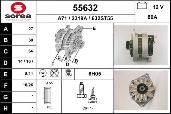 EAI 55632 - Ģenerators autodraugiem.lv