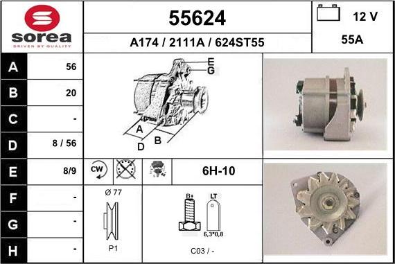 EAI 55624 - Ģenerators autodraugiem.lv