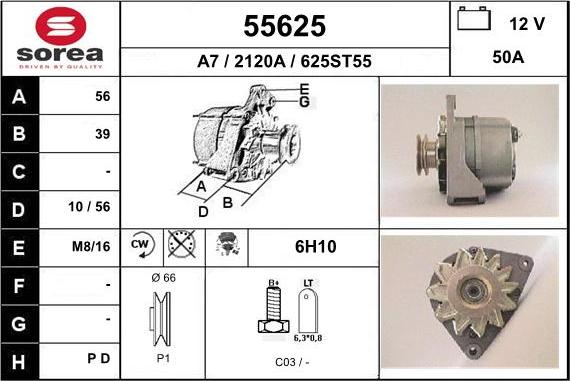 EAI 55625 - Ģenerators autodraugiem.lv