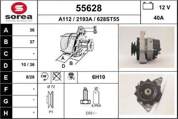 EAI 55628 - Ģenerators autodraugiem.lv
