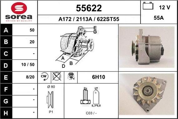 EAI 55622 - Ģenerators autodraugiem.lv