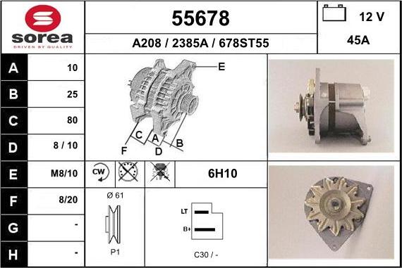 EAI 55678 - Ģenerators autodraugiem.lv