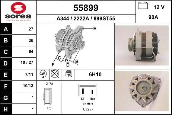 EAI 55899 - Ģenerators autodraugiem.lv