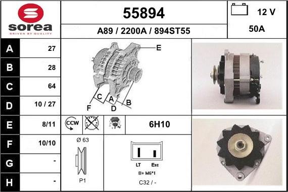 EAI 55894 - Ģenerators autodraugiem.lv