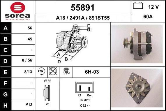 EAI 55891 - Ģenerators autodraugiem.lv