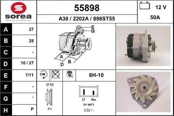EAI 55898 - Ģenerators autodraugiem.lv