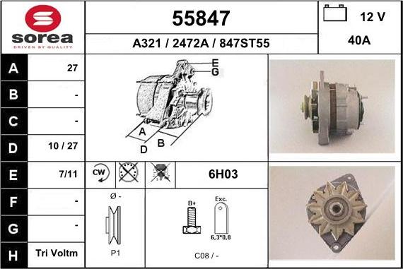 EAI 55847 - Ģenerators autodraugiem.lv