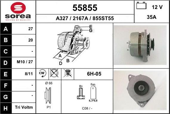 EAI 55855 - Ģenerators autodraugiem.lv