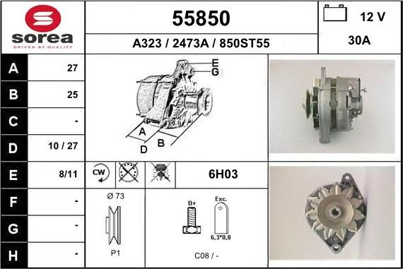 EAI 55850 - Ģenerators autodraugiem.lv