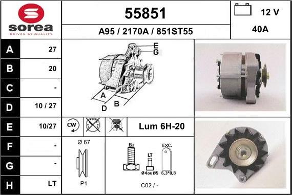 EAI 55851 - Ģenerators autodraugiem.lv