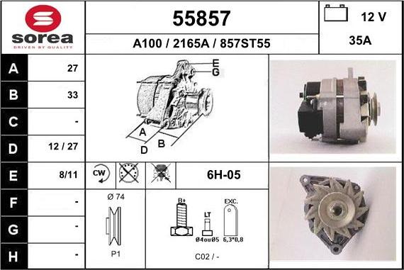 EAI 55857 - Ģenerators autodraugiem.lv