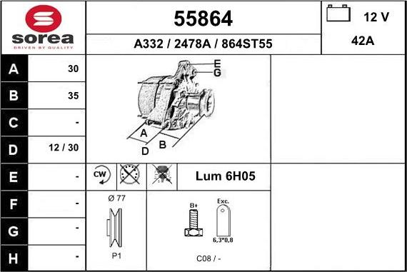 EAI 55864 - Ģenerators autodraugiem.lv
