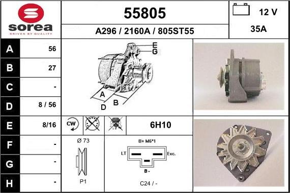 EAI 55805 - Ģenerators autodraugiem.lv