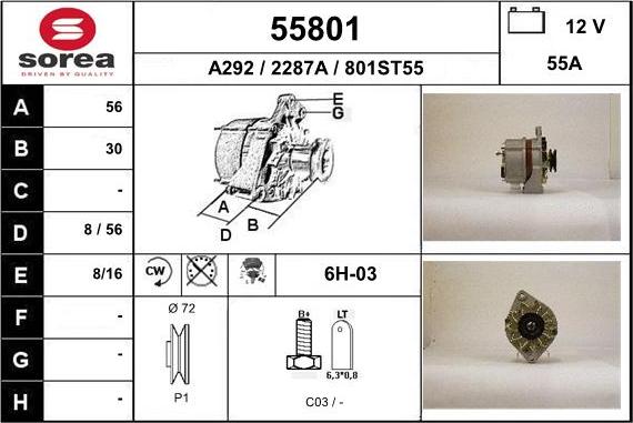 EAI 55801 - Ģenerators autodraugiem.lv