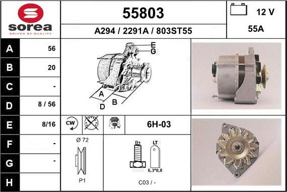 EAI 55803 - Ģenerators autodraugiem.lv