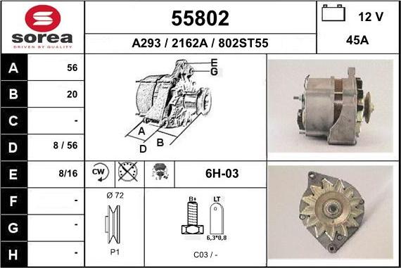 EAI 55802 - Ģenerators autodraugiem.lv