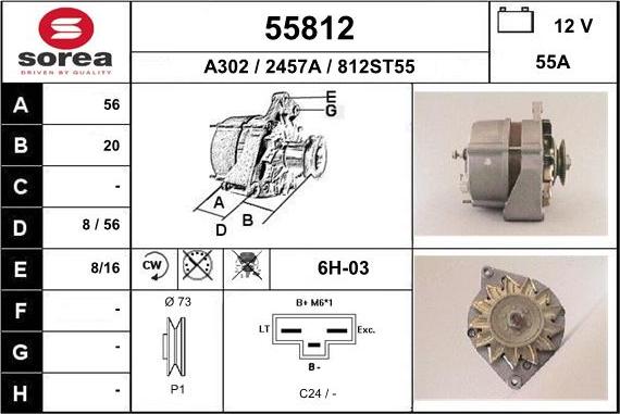 EAI 55812 - Ģenerators autodraugiem.lv