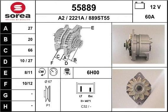 EAI 55889 - Ģenerators autodraugiem.lv