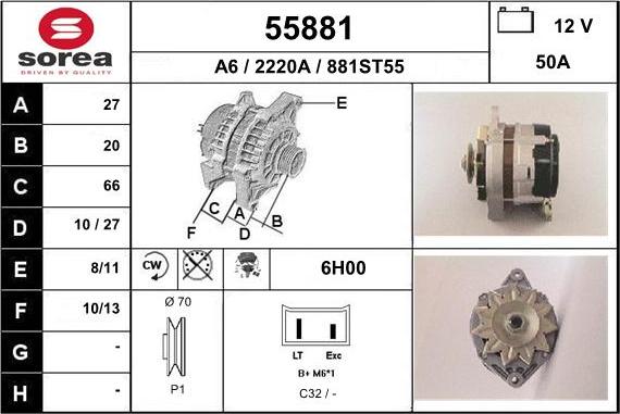 EAI 55881 - Ģenerators autodraugiem.lv